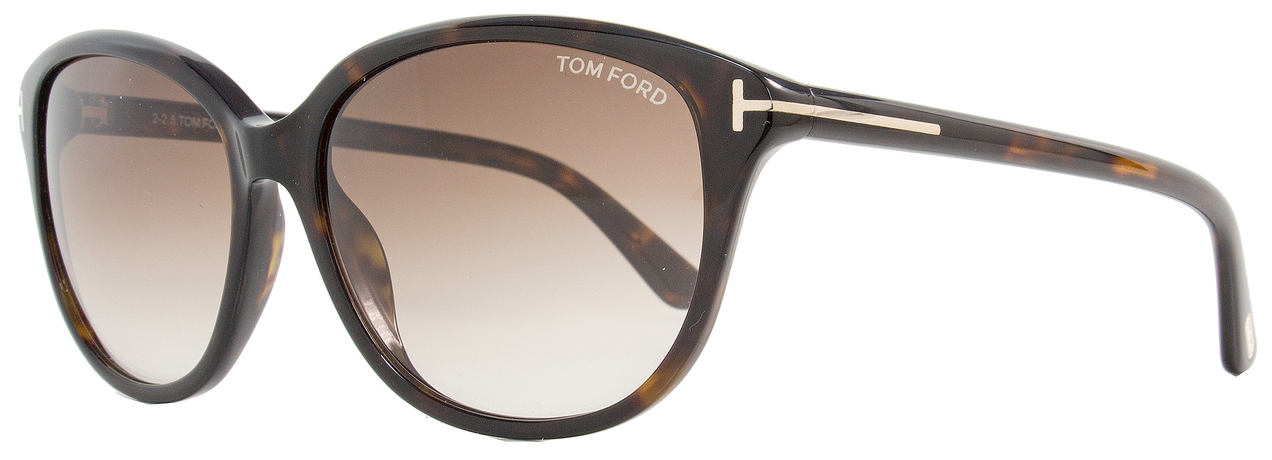 Tom Ford Oval Sunglasses TF329 Karmen 52F Dark Havana FT0329 -