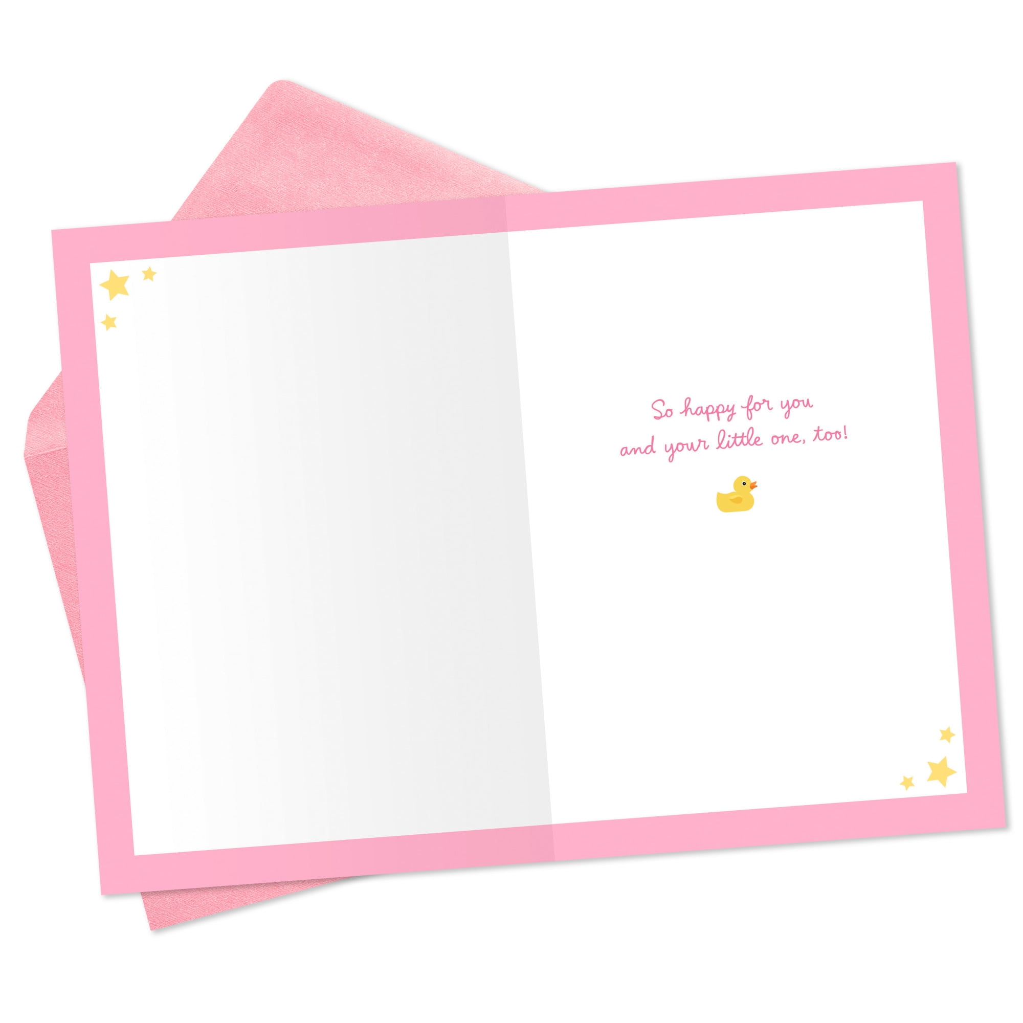 Hallmark New Baby Girl Card (Happy for You and Your Little One)