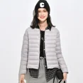 thumbnail image 5 of Chaqueta de plumón ligera para mujer, chaqueta de diseño corto cálida para otoño e invierno, 5 of 5