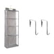 thumbnail image 1 of Organizador sobre la puerta, estante de almacenamiento colgante para puerta, bolsillos de almacenamiento de ventana transparente reutilizables para, 1 of 9