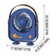 thumbnail image 3 of Upgraded Desktop Fan Portable Handheld Carry Fan Rechargeable Coolings Fan For Home Office Outdoor Gift, 3 of 7