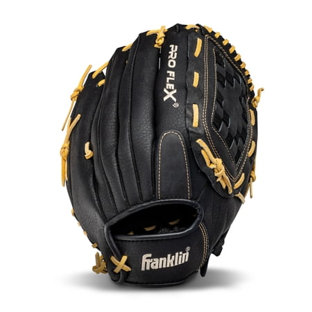 Franklin Sports ProFlex Adult Baseball Glove, 13 in, Camel, Right Hand Throw