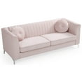 thumbnail image 5 of Glory Furniture Delray Velvet Sofa in Pink, 5 of 6