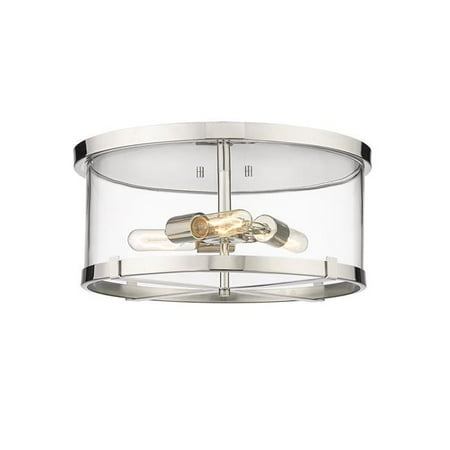 

Z Lite 3032F-PN 16.5 in. Callista 3 Light Flush Mount Polished Nickel