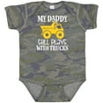 thumbnail image 3 of Inktastic Construction My Daddy Still Plays with Trucks Boys or Girls Baby Bodysuit, 3 of 5