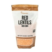Red Lentils - Non-Gmo -- 16 Oz (1 Lb) 453G