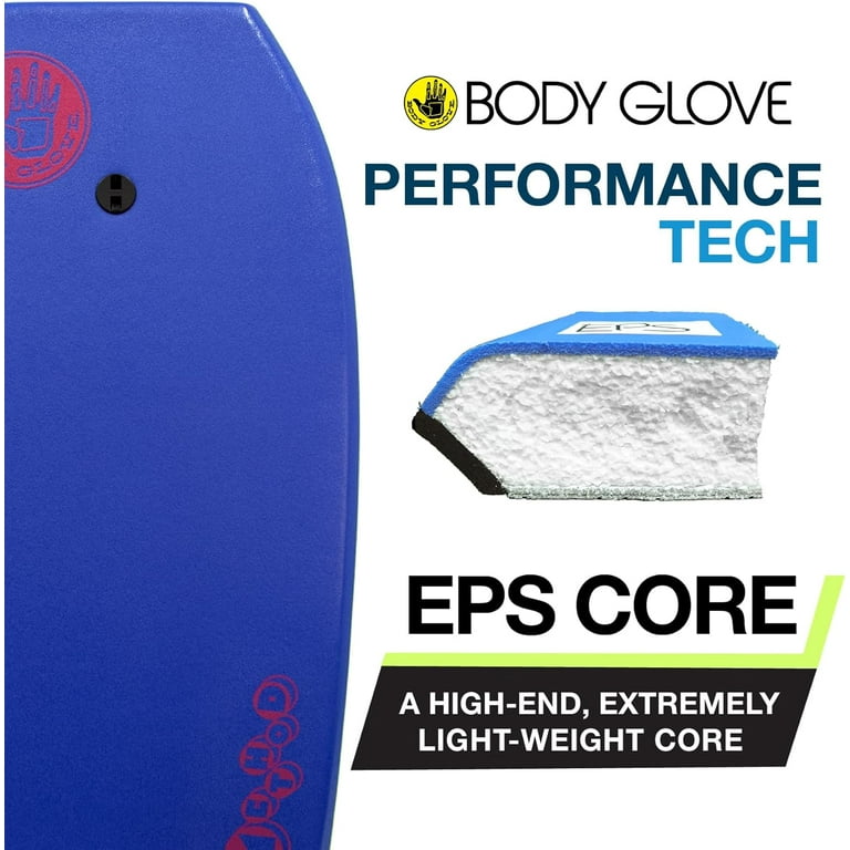 Body Glove Method 41 Inch Bodyboard, Blue, EPS Core, XPE Material