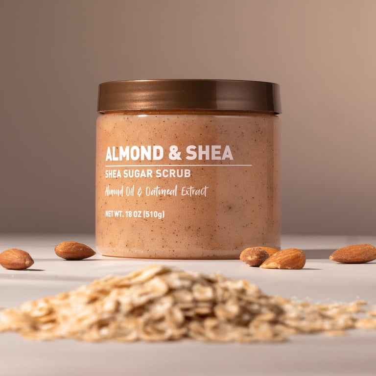 Shea Sugar Scrub, Almond and Shea, 18 oz photo 2