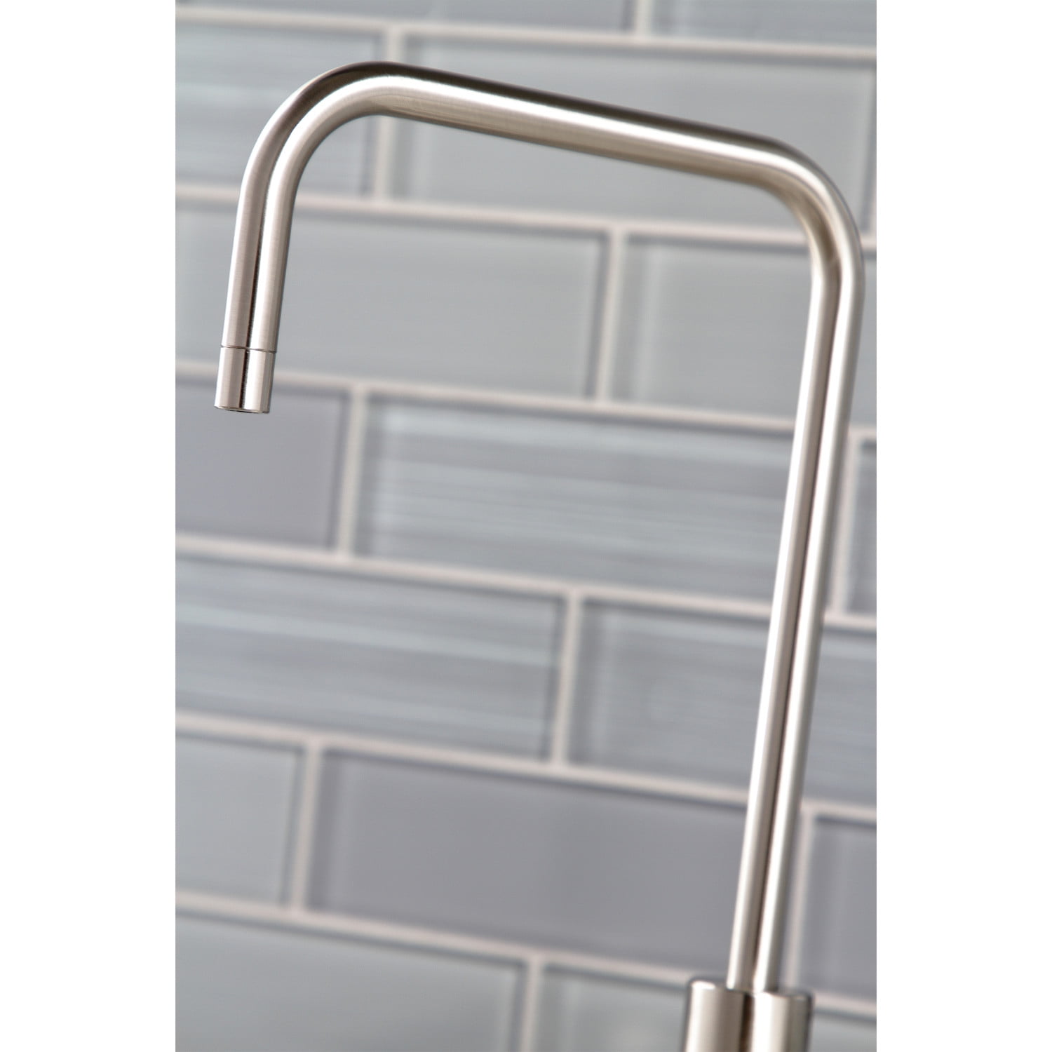 Kingston Brass KS6198NKL Nustudio Single-Handle Cold Water Filtration Faucet, Brushed Nickel