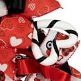 thumbnail image 7 of Northlight Ribbon and Twig Valentine's Day Wreath - 17", 7 of 7