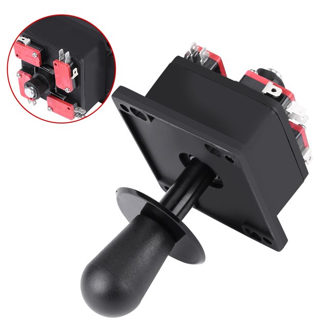 Joystick, Opération Flexible à 8 Voies pour Machine de Jeu Style America, Pièces de Jeu pour Machines de Jeu d'Arcade