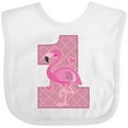 thumbnail image 3 of Inktastic First Birthday Flamingo 1 Year Old Girl Girls Baby Bib, 3 of 4