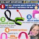 thumbnail image 2 of Protector bucal Oral Mart juvenil con correa negro/verde, 2 of 8