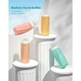 thumbnail image 3 of Morfone 4 pack Travel Bottles for Toiletries, TSA Approved Silicone Travel Toiletries, BPA Free Leak Proof Tubs Refillable Liquid with Toiletry Bag, Shampoo Travel Essentials Toiletry Bottles, 3 of 8