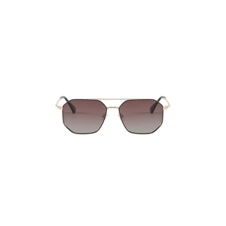 Lacoste Aviator Sunglasses L177S 714 Gold/Havana 57mm 177