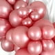 thumbnail image 4 of 18 pulgadas 10 paquete cromo metálico oro rosa globos KIRIKOU grandes grandes globos redondos de látex grueso de helio para cumpleaños boda bebé ducha decoración de la fiesta de graduación, 4 of 4