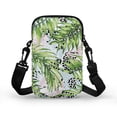 thumbnail image 2 of HELLHERO Crossbody Bags Polyester 2 Layers Underarm Shoulder Bag for Daily Use, Tropical Leaves Leopard, 2 of 7