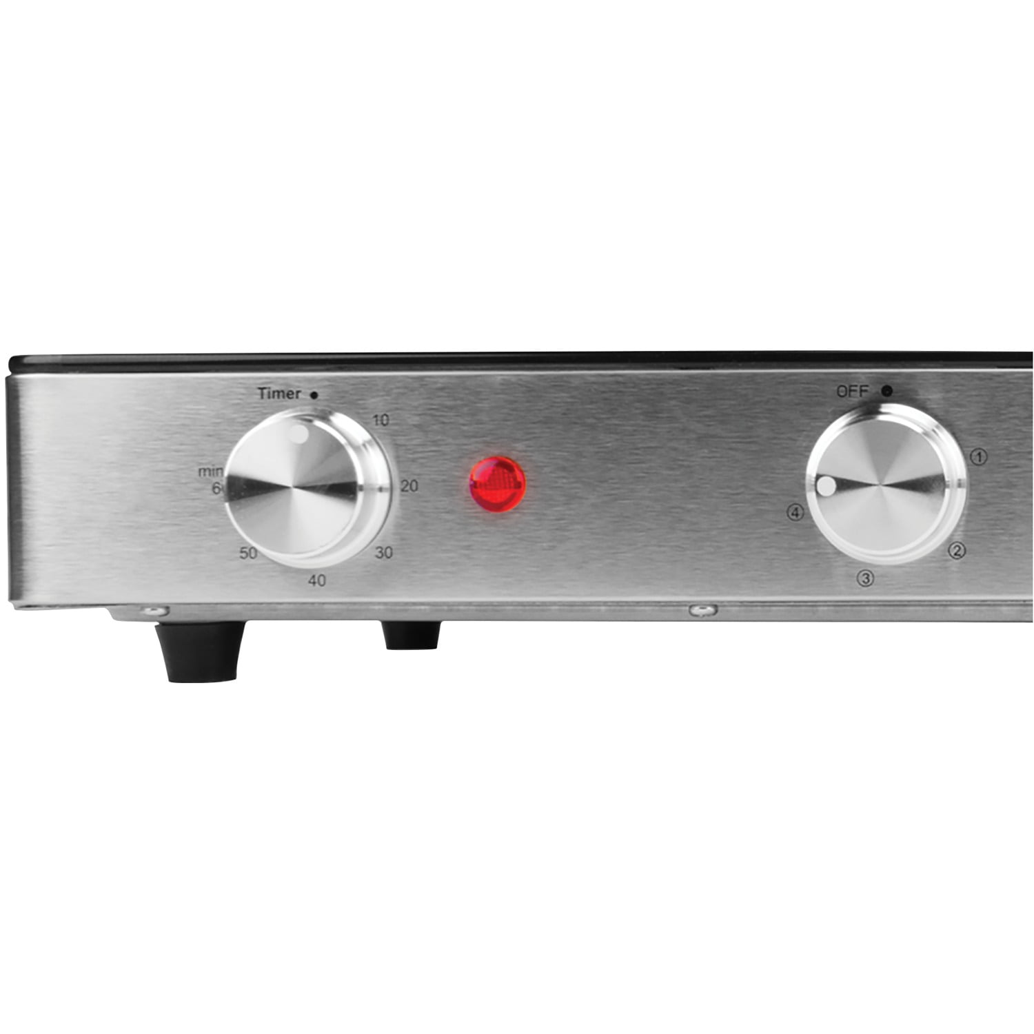 Brentwood Select 24" 2-Coil Black/Silver Infrared Electric Countertop Burner