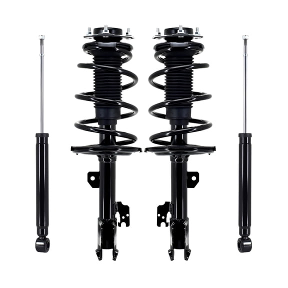 PM Auto Front Quick Complete Strut-Coil Spring-Rear Shock Absorber For 2015-2020 Toyota Sienna FWD SE, SE Premium w/o Mobility Auto Access