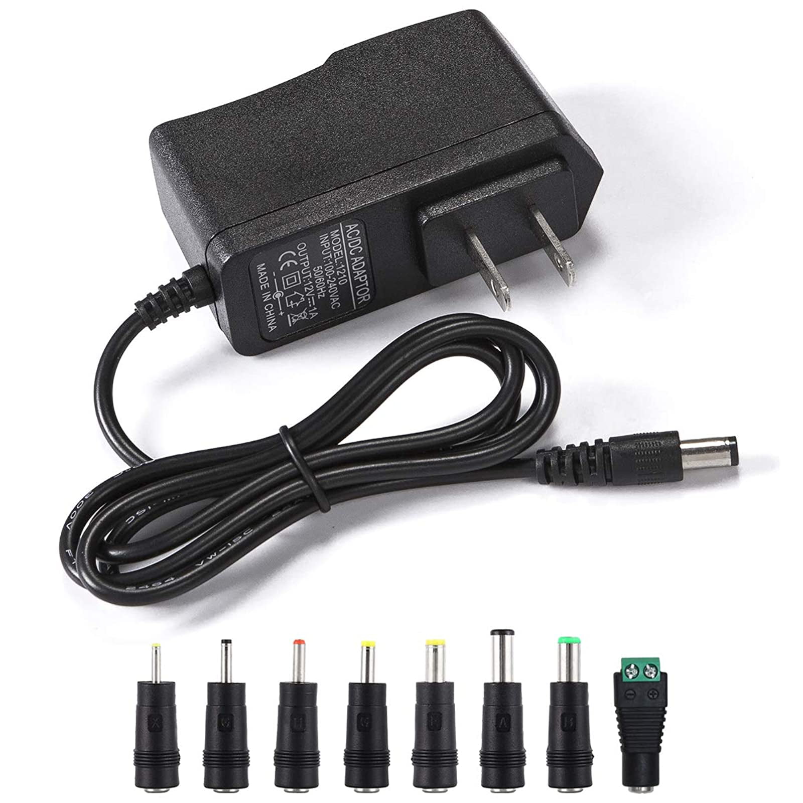 1A 12V POWER SUPPLY ADAPTER CHARGER FOR LED STRIP LIGHT CCTV CAMERA 