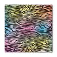 thumbnail image 1 of Zebra Print Bandana, Colorful Wildlife Zebra, Unisex Head and Neck Tie, by Ambesonne, 1 of 2