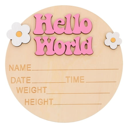 Birth Announcement Newborn Commemorative Card Baby 15.00X15.00X0.30CM