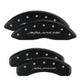 thumbnail image 3 of MGP 4 Caliper Covers Engraved Front & Rear Bowtie Red finish silver ch Fits select: 2001-2002 CHEVROLET CAMARO Z28, 1998-2000 CHEVROLET CAMARO, 3 of 6
