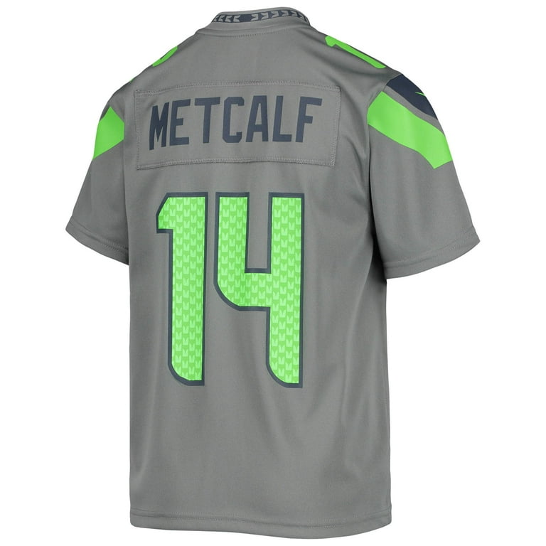 Dk metcalf gray deals jersey