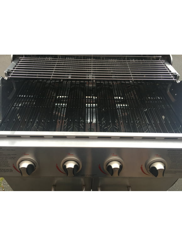 Set of Three Porcelain coated Steel cooking grids for Bbq models from Char-broil, Kenmore, Master Chef and other manufacturers