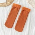 thumbnail image 2 of iOPQO Soft Socks, Winter Socks for Women, Comfortable Socks for Women, Womens Socks Crew, Winter Accessories for Women, Orange One Size, 2 of 5