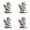 White 4Packs, variant on Cute Little Angel Statue Indoor And Outdoor Home 4PCS, 10.5x9 cm, White 4Packs