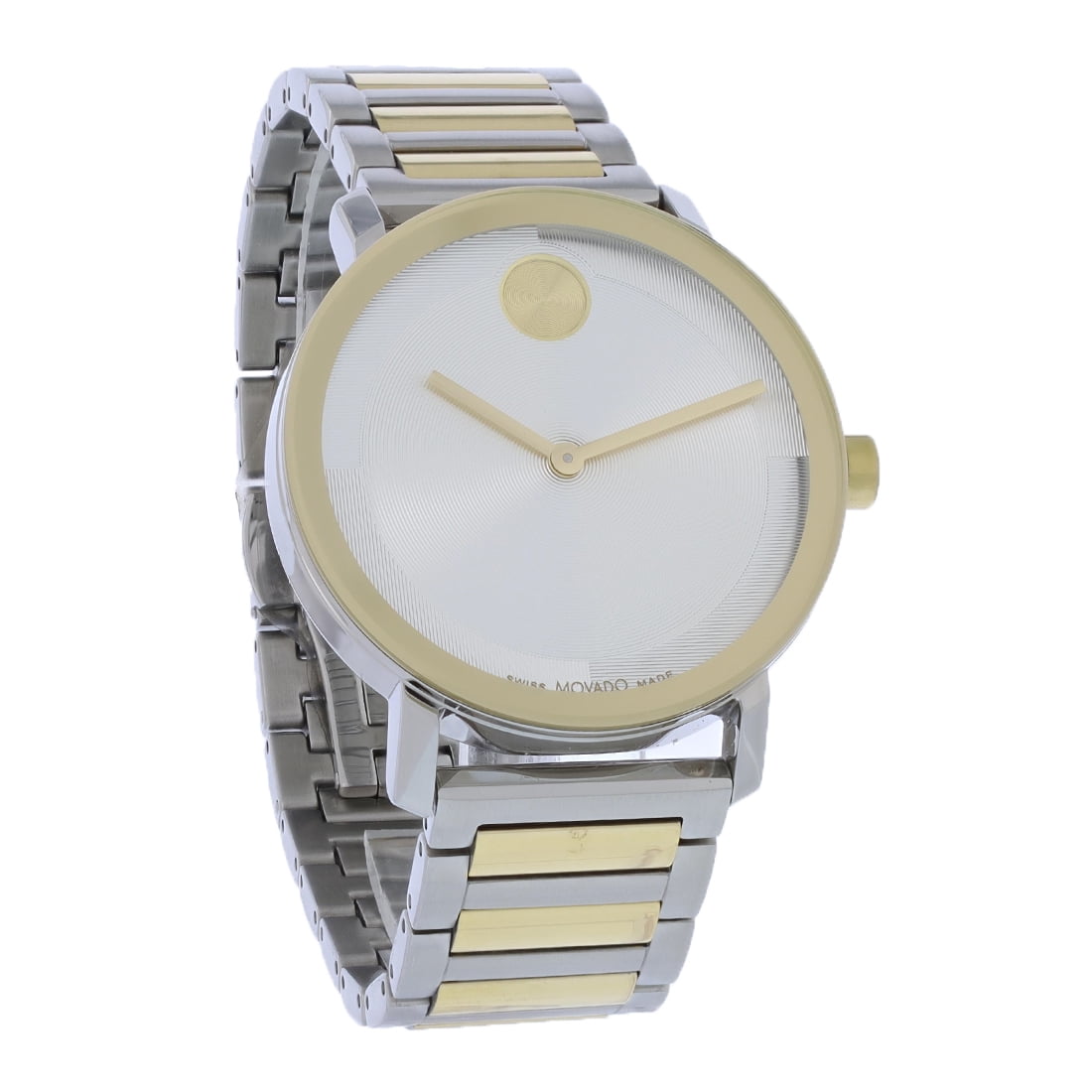 MOVADO ポケットウォッチ シルバー $895 Movado Men's 605746 Junior Sport Stainless-Steel Watch