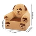 thumbnail image 2 of Home Decor Folding Children'S Sofa Backrest Armchair 2 In 1 Folding Children'S Sofa Cute Cartoon Lazy Sofa Baby Chairs Comfy Foldable Couch & Reading Chair Without Padding Or Padding Core Sofa Cover, 2 of 5