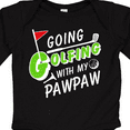 thumbnail image 4 of Inktastic Going Golfing with my Pawpaw- kids golf Boys or Girls Long Sleeve Baby Bodysuit, 4 of 5