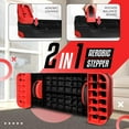 thumbnail image 5 of Yes4All Multifunctional Adjustable Aerobic Stepper, Extra Half Round Legs, for Workout Exercise (Red), 5 of 8