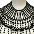 thumbnail image 5 of Pearl Shawl Layered Jewelry Shoulder Body Chain Harness Pearl Beaded Necklace Collar, 5 of 6