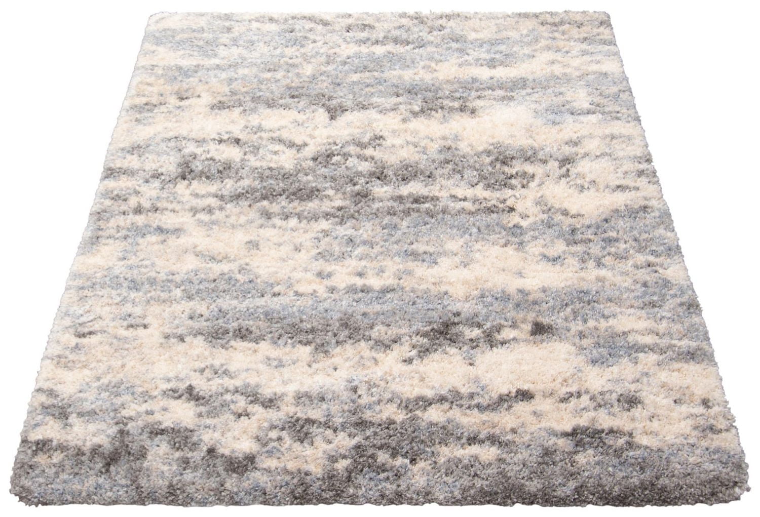 ECARPET Abstract Frieze Area Rug, Fluffy Carpet for Bedroom, Ultra Soft & Plush Larissa Collection