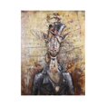 thumbnail image 1 of Yosemite AR32G16027 Puttin sur le Ritz I Art Mural en Métal - Multicolore, 1 of 1