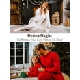 thumbnail image 6 of Merino.tech Men’s 100% Merino Wool Midweight Base Layer Top and Bottom Set Includes 𝗕𝗼𝗻𝘂𝘀 Hiking Socks, 6 of 7