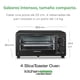 thumbnail image 2 of Horno Tostador Electrico Hamilton Beach 4 Rebanadas para Hornear y Asar Compacto para Pizza 9” con Temporizador 1100W, 2 of 9