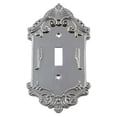 thumbnail image 4 of nostalgic warehouse 720082 victorian switch plate with single toggle, unlacquered brass, 4 of 7