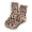 Khaki, variant on Uvwlwu Women Crew Socks Leopard Print Soft Breathable Stretchy Mid Calf Novelty Socks for Daily Casual Street Matching Outfits,One Size