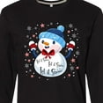 thumbnail image 4 of Inktastic Holiday Snowman Long Sleeve T-Shirt, 4 of 5