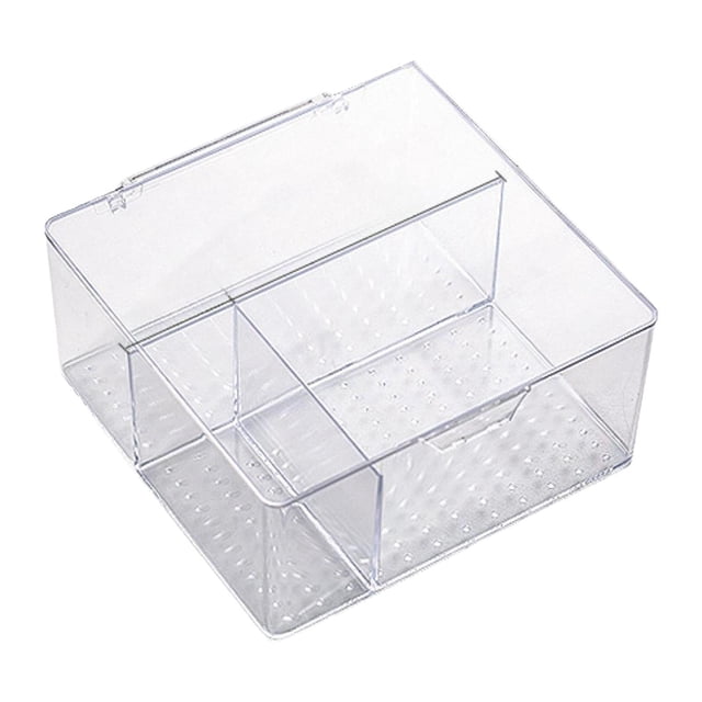 Caja de almacenamiento de joyería Yuyangstore transparente hecha a mano