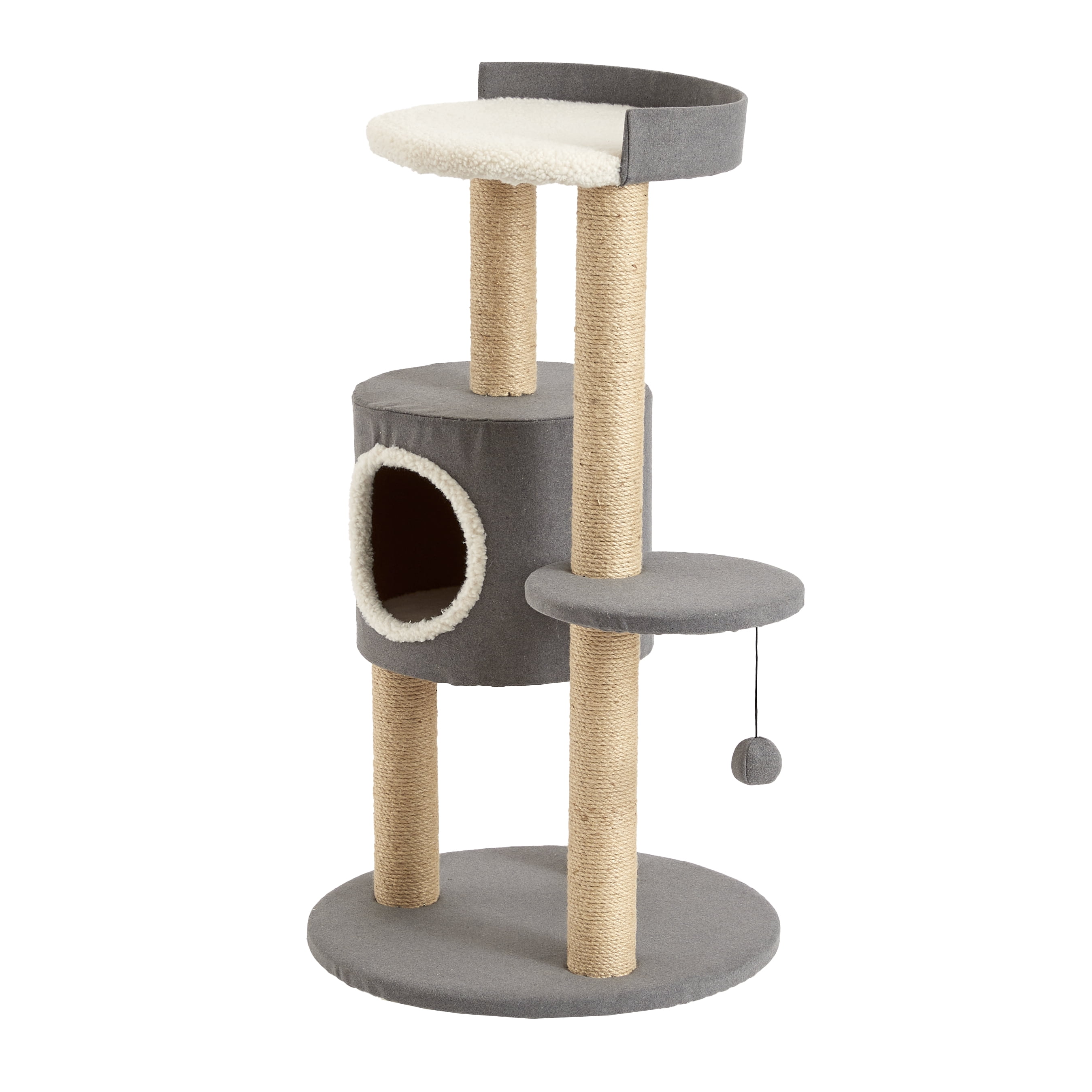 Two by Two Oak 4-Level Cat Tree and Tower