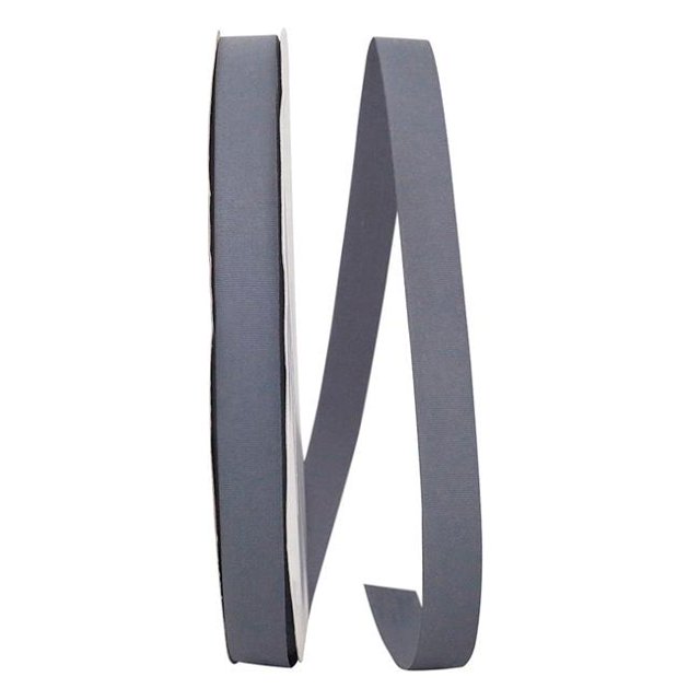 Reliant Ribbon 4144-898-03C 0.625 Po. 100 Yards Soliterra Taffeta Ribbon&44; Gris Canon