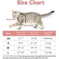 thumbnail image 2 of GFDYREE Cat Vest Harness and Small Dog Vest Harness for Walking, All Weather Mesh Harness, Cat Vest Harness with Reflective Strap, Step in Adjustable Harness for Small Cats (Pink-Pattern, Me, 2 of 7