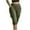Army Green, variant on Womens Hiking Walking Shorts,Ladies Cargo Capris Cropped Pants,3/4 Length Trouser Lightweight Quick Dry Joggers Workout Shorts with 6 Pockets Blue XL