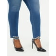 thumbnail image 4 of Sofia Jeans by Sofia Vergara Plus Size Rosa Curvy Ripped Hem High-Waist Ankle Jeans, 4 of 6