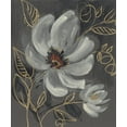 thumbnail image 2 of Goldberger, Jennifer 26x30 White Modern Wood Framed Museum Art Print Titled - Floral Filigree I, 2 of 4